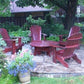 adirondack chairs and coffee table