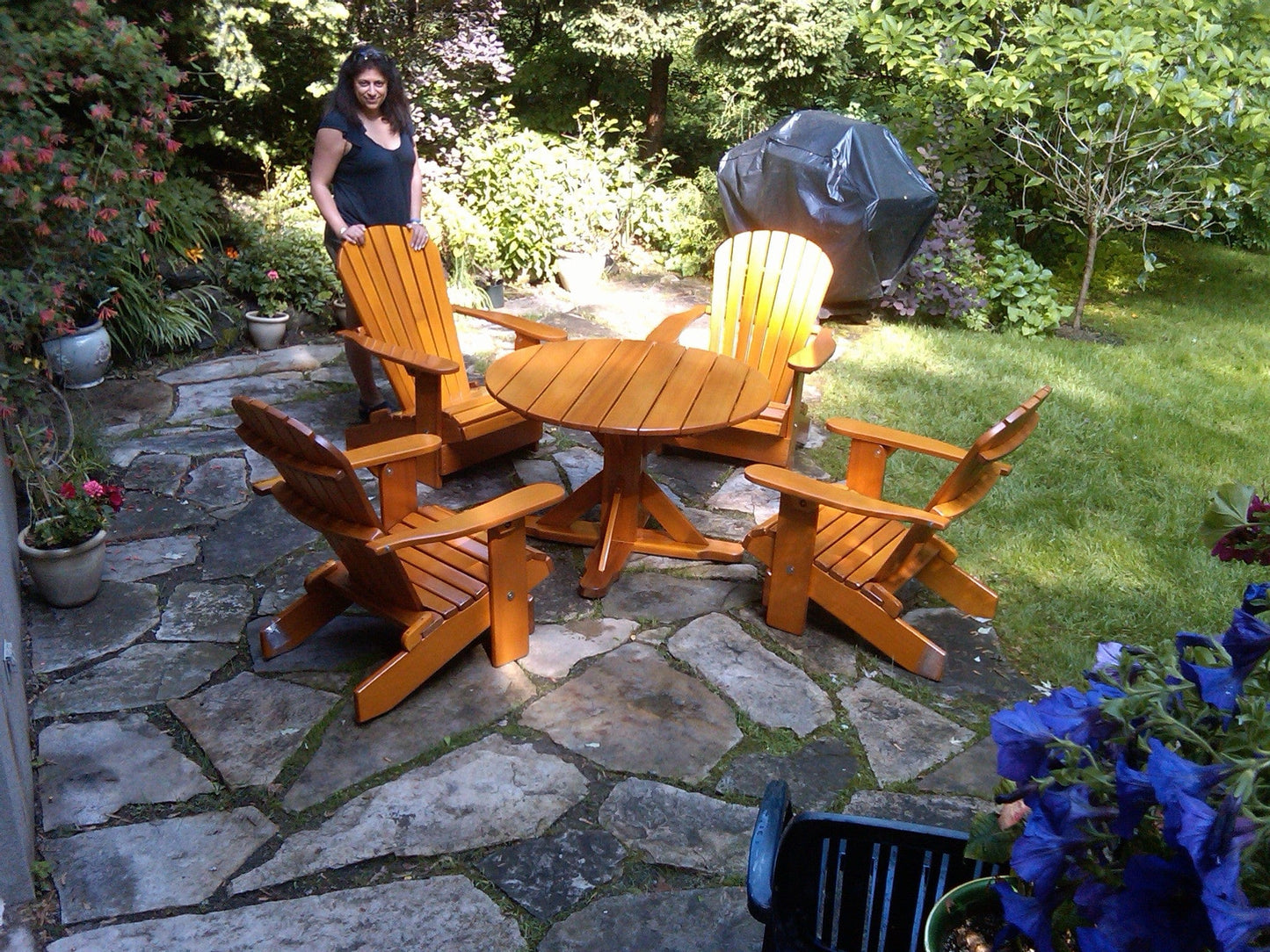 Wooden Royal Picnic Set for 4