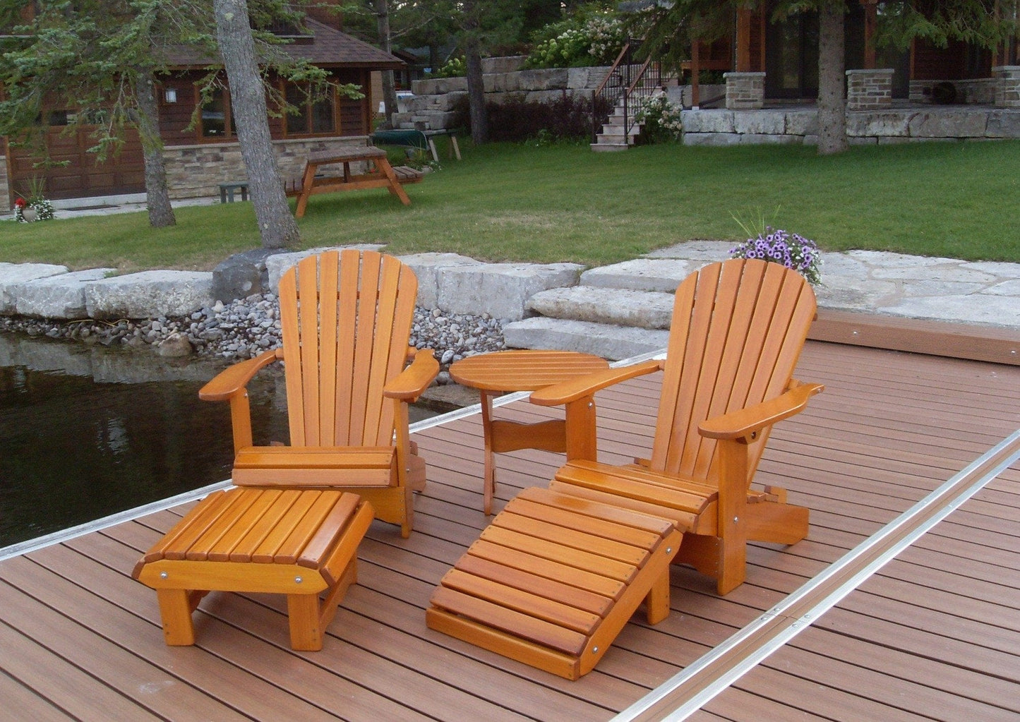 adirondack chair patio set